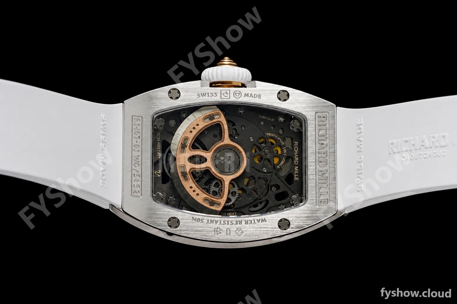Richard Mille - RM07-01 Snow Set Diamond Crested Wht/RU/Wht White Mop ZF Asian CRMA2 - Image 11