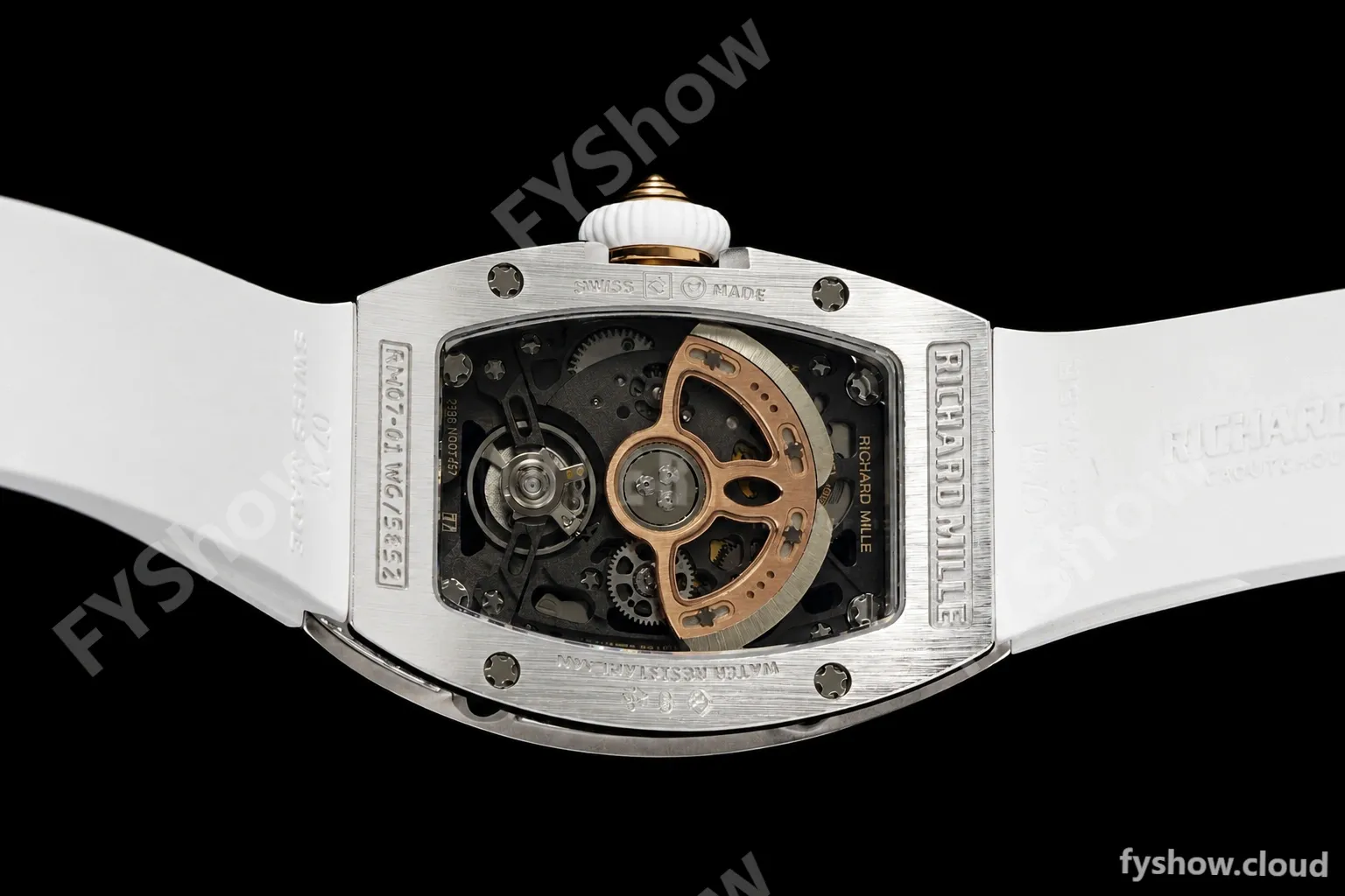 Richard Mille - RM07-01 Snow Set Diamond Crested Wht/RU/Wht White Mop ZF Asian CRMA2 - Image 12