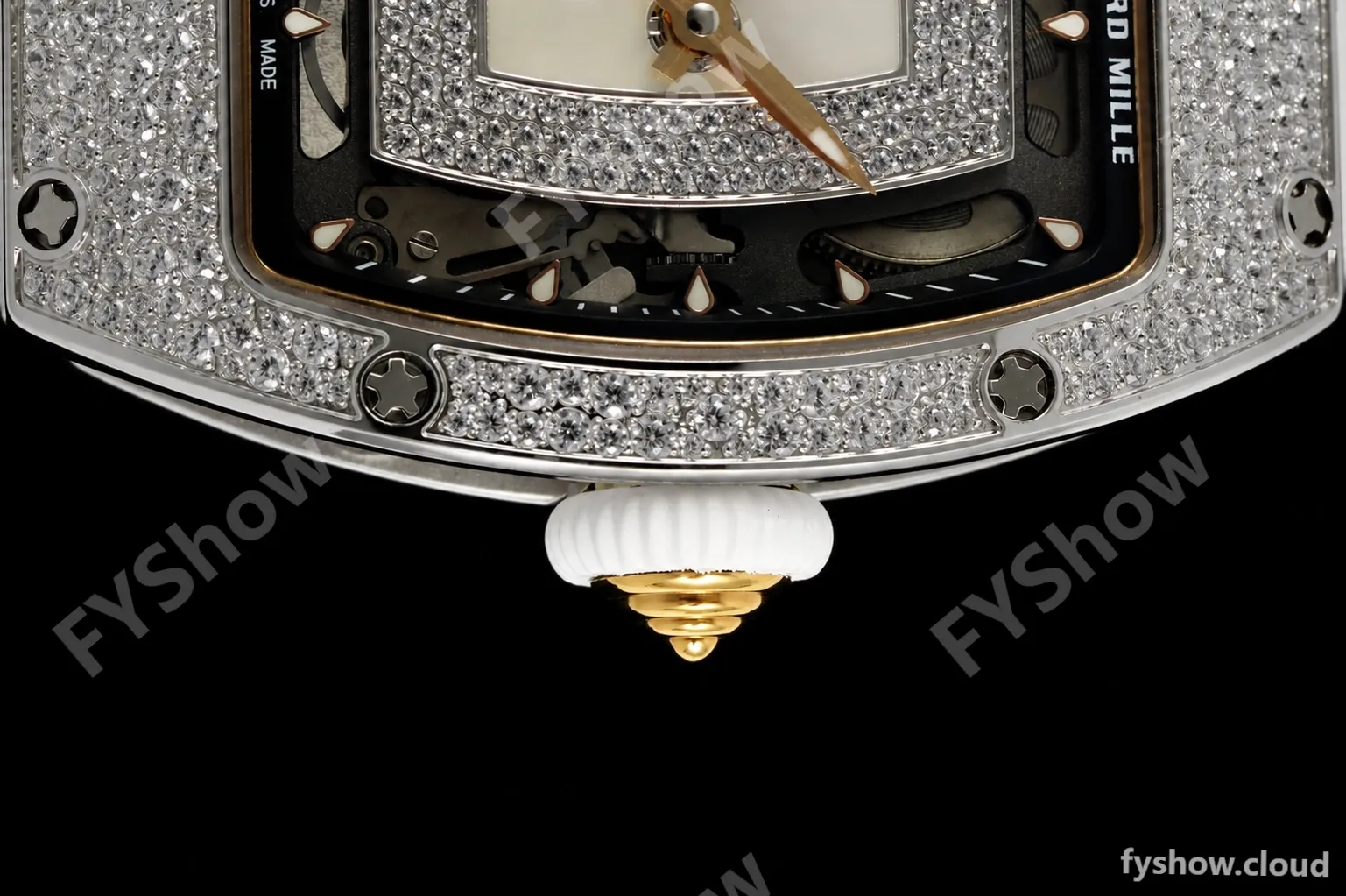 Richard Mille - RM07-01 Snow Set Diamond Crested Wht/RU/Wht White Mop ZF Asian CRMA2 - Image 4