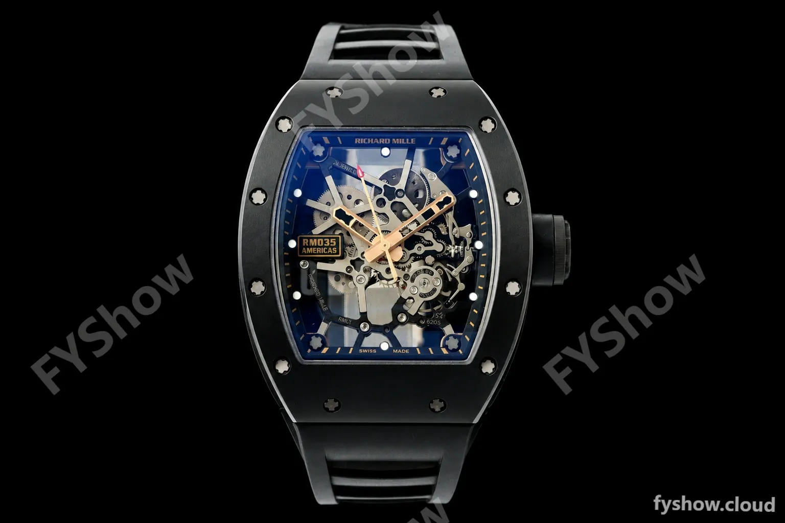 Richard Mille - RM035 Americas Rafael Nadal "Black Toro" CER/RG/RU Blk/Ske ZF RMUL1