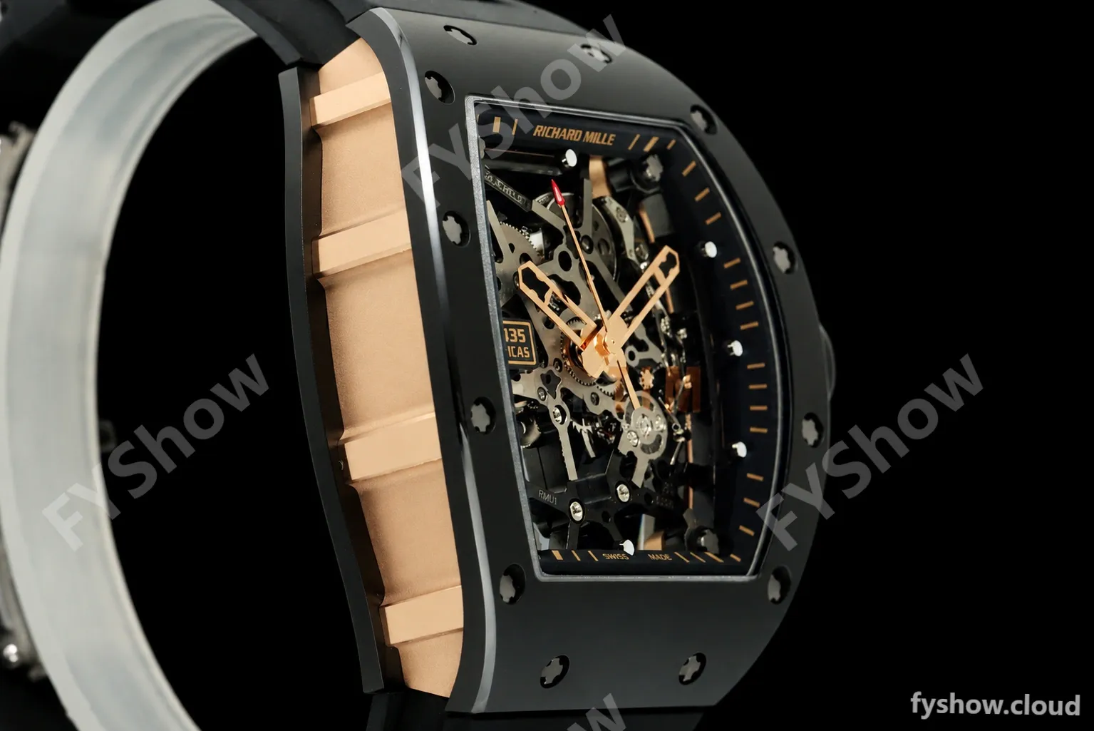 Richard Mille - RM035 Americas Rafael Nadal "Black Toro" CER/RG/RU Blk/Ske ZF RMUL1 - Image 2