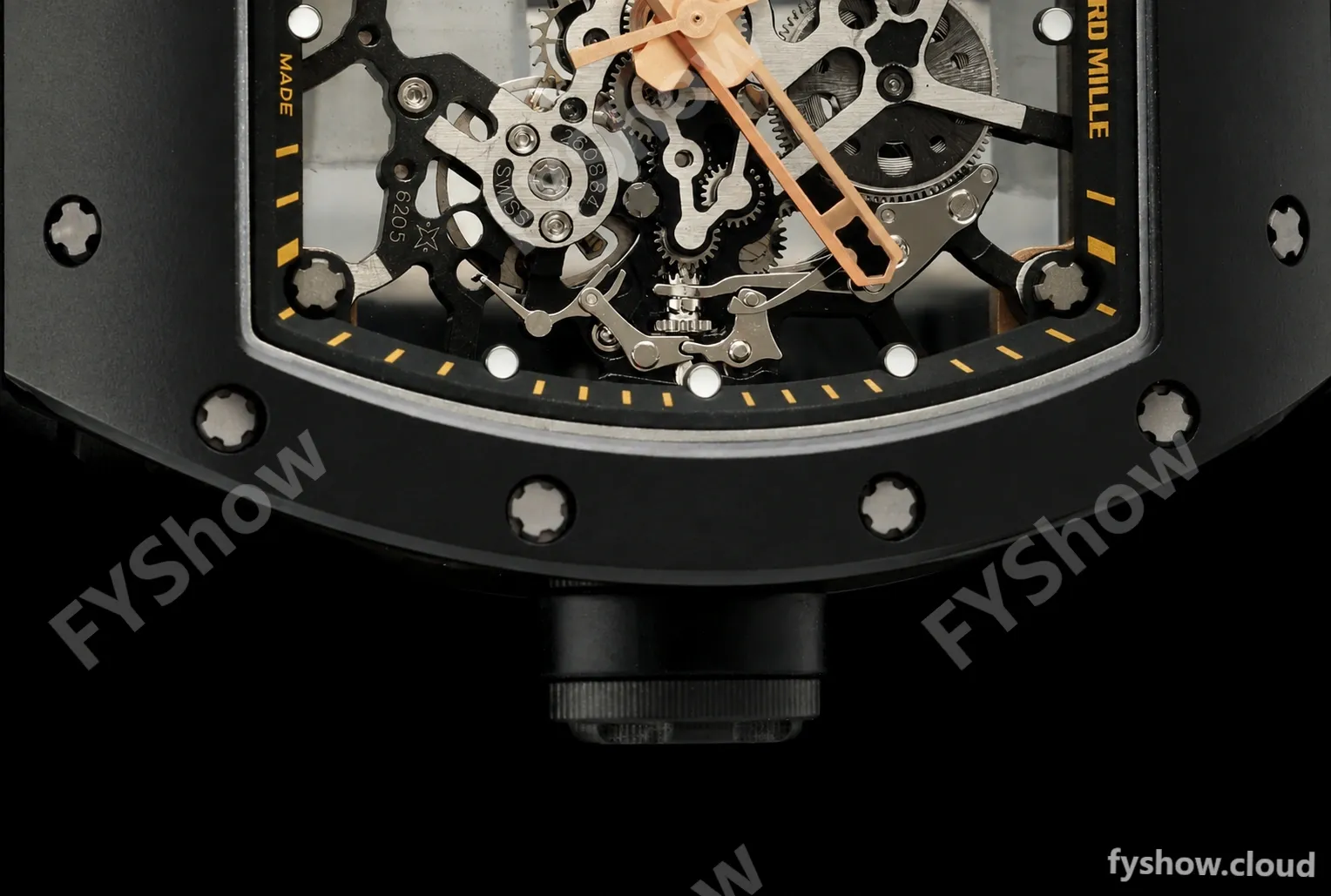 Richard Mille - RM035 Americas Rafael Nadal "Black Toro" CER/RG/RU Blk/Ske ZF RMUL1 - Image 3