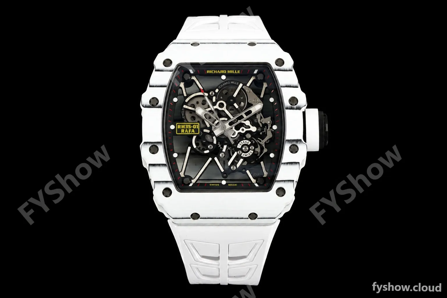 Richard Mille - RM35-01 Rafael Nadal Wht/Wht/Wht FC/VRU ZF Hand-wind RMUL3