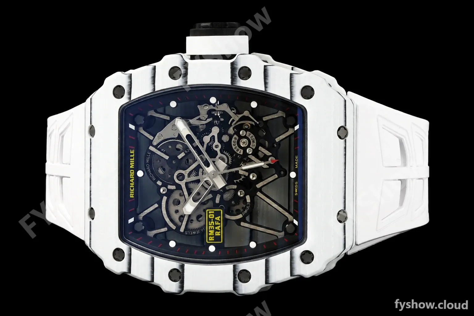 Richard Mille - RM35-01 Rafael Nadal Wht/Wht/Wht FC/VRU ZF Hand-wind RMUL3 - Image 6