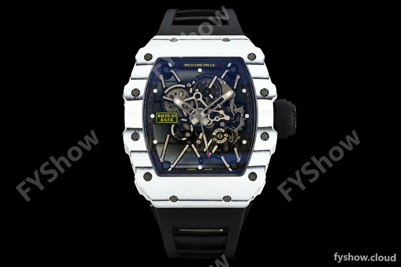 Richard Mille - RM35-01 Rafael Nadal Wht/Blk/Blk FC/VRU ZF Hand-wind RMUL3