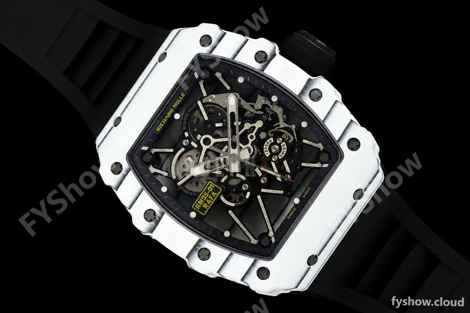 Richard Mille - RM35-01 Rafael Nadal Wht/Blk/Blk FC/VRU ZF Hand-wind RMUL3 - Image 17