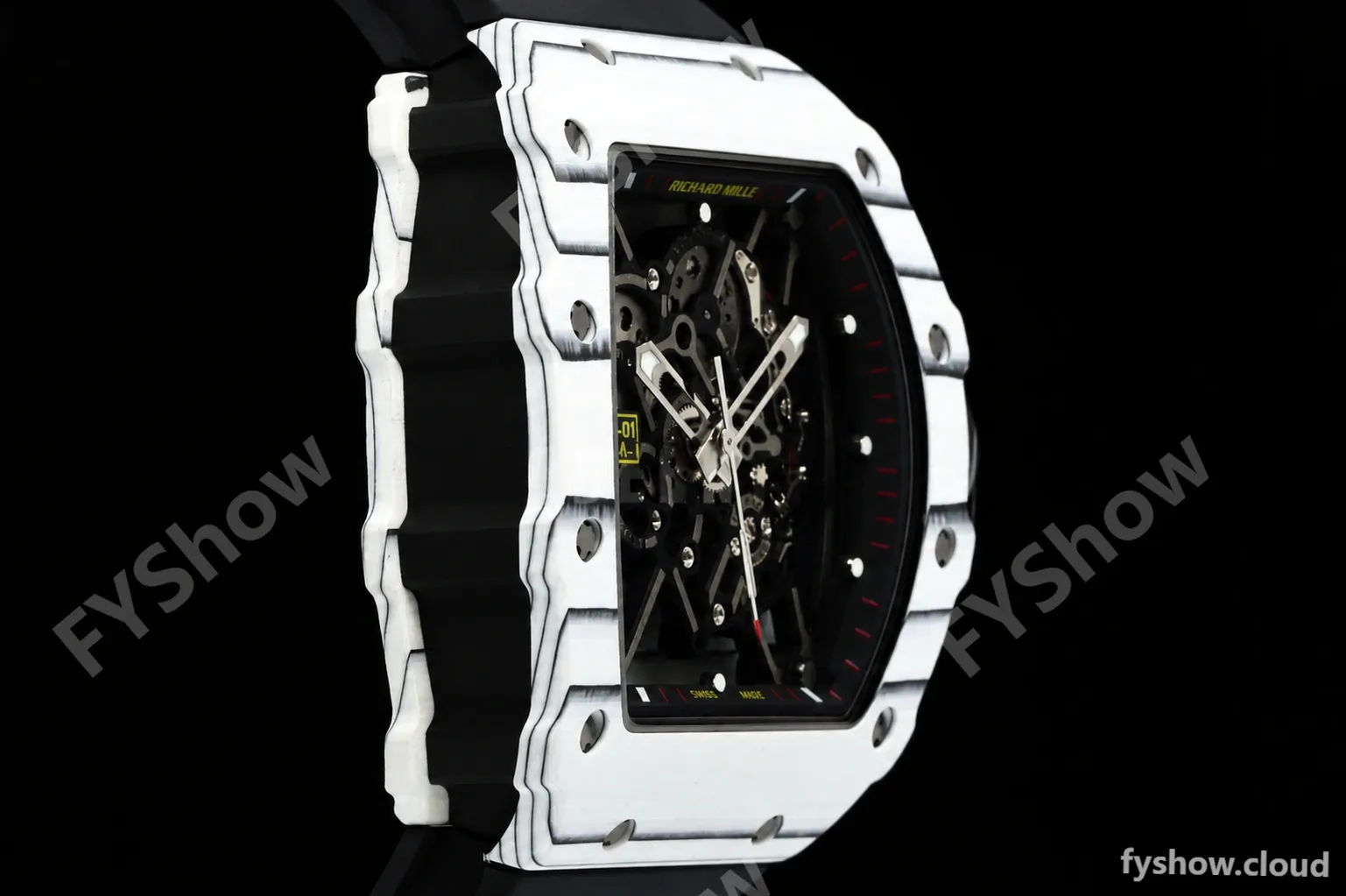 Richard Mille - RM35-01 Rafael Nadal Wht/Blk/Blk FC/VRU ZF Hand-wind RMUL3 - Image 5