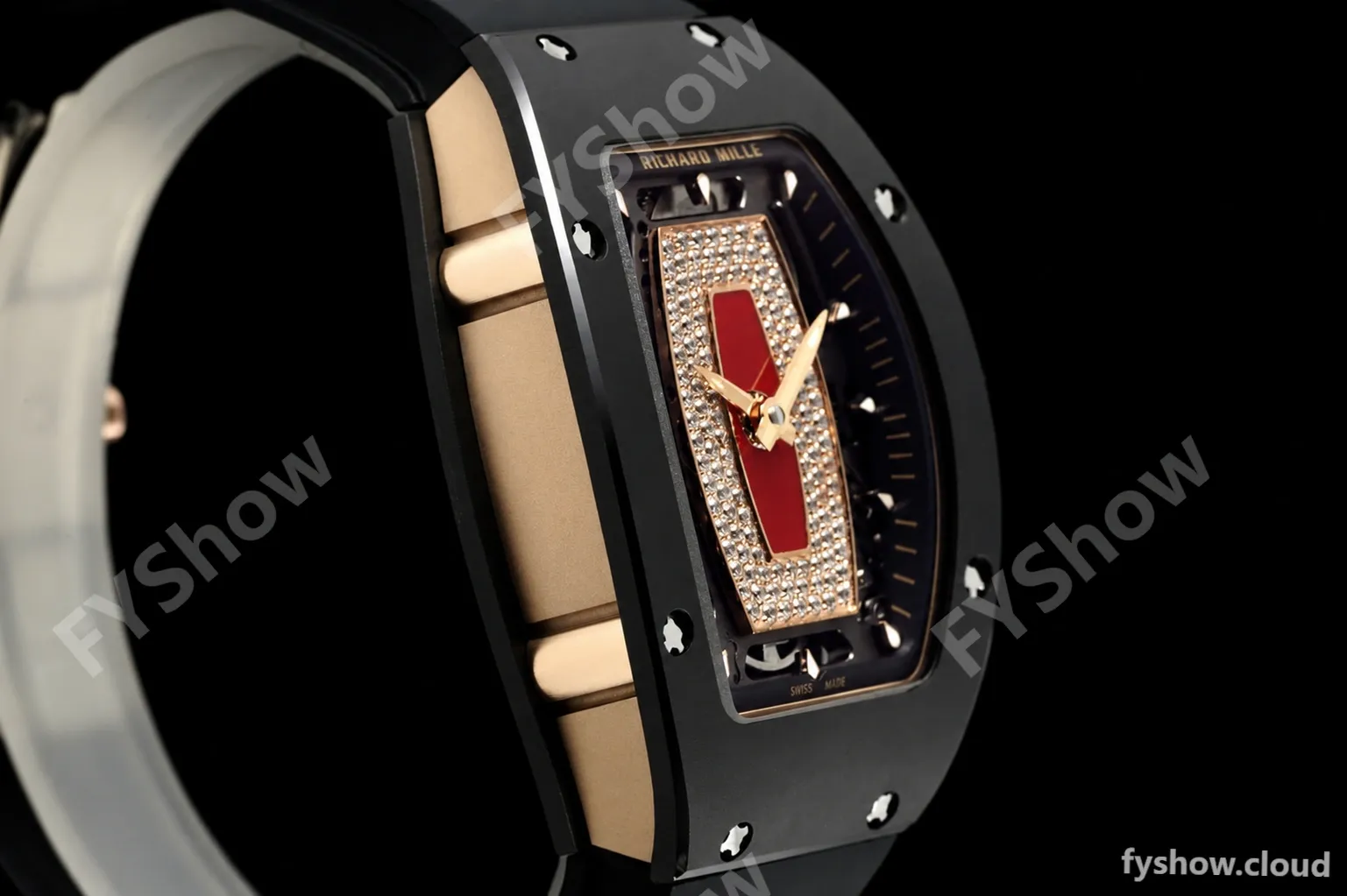 Richard Mille - RM07-01 Black Ceramic CER/RU Red Onyx ZF Asian CRMA2 - Image 15