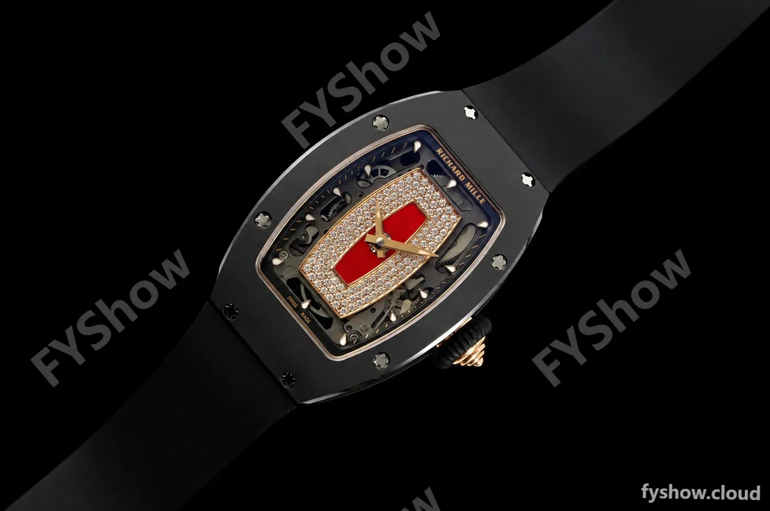 Richard Mille - RM07-01 Black Ceramic CER/RU Red Onyx ZF Asian CRMA2 - Image 17