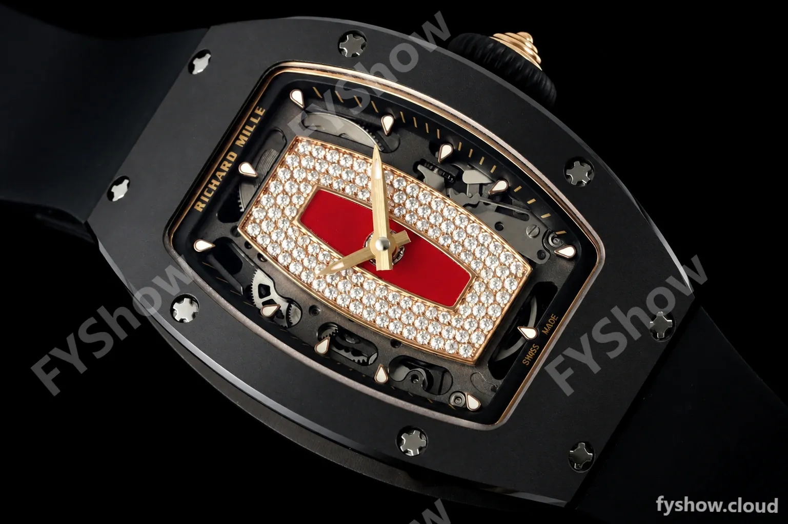 Richard Mille - RM07-01 Black Ceramic CER/RU Red Onyx ZF Asian CRMA2 - Image 18