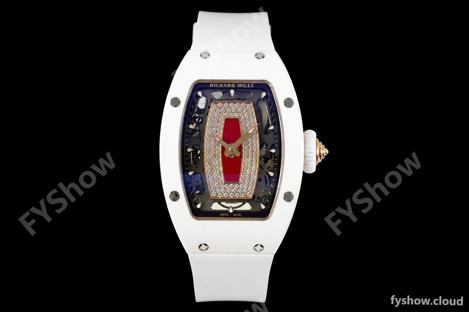 Richard Mille - RM07-01 White Ceramic CER/RU Red Onyx ZF Asian CRMA2