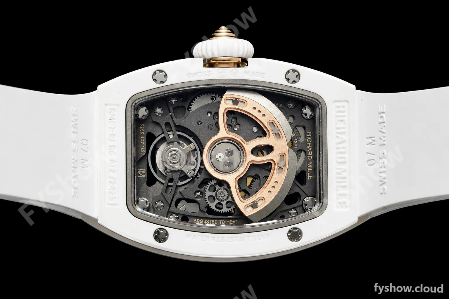 Richard Mille - RM07-01 White Ceramic CER/RU Red Onyx ZF Asian CRMA2 - Image 2