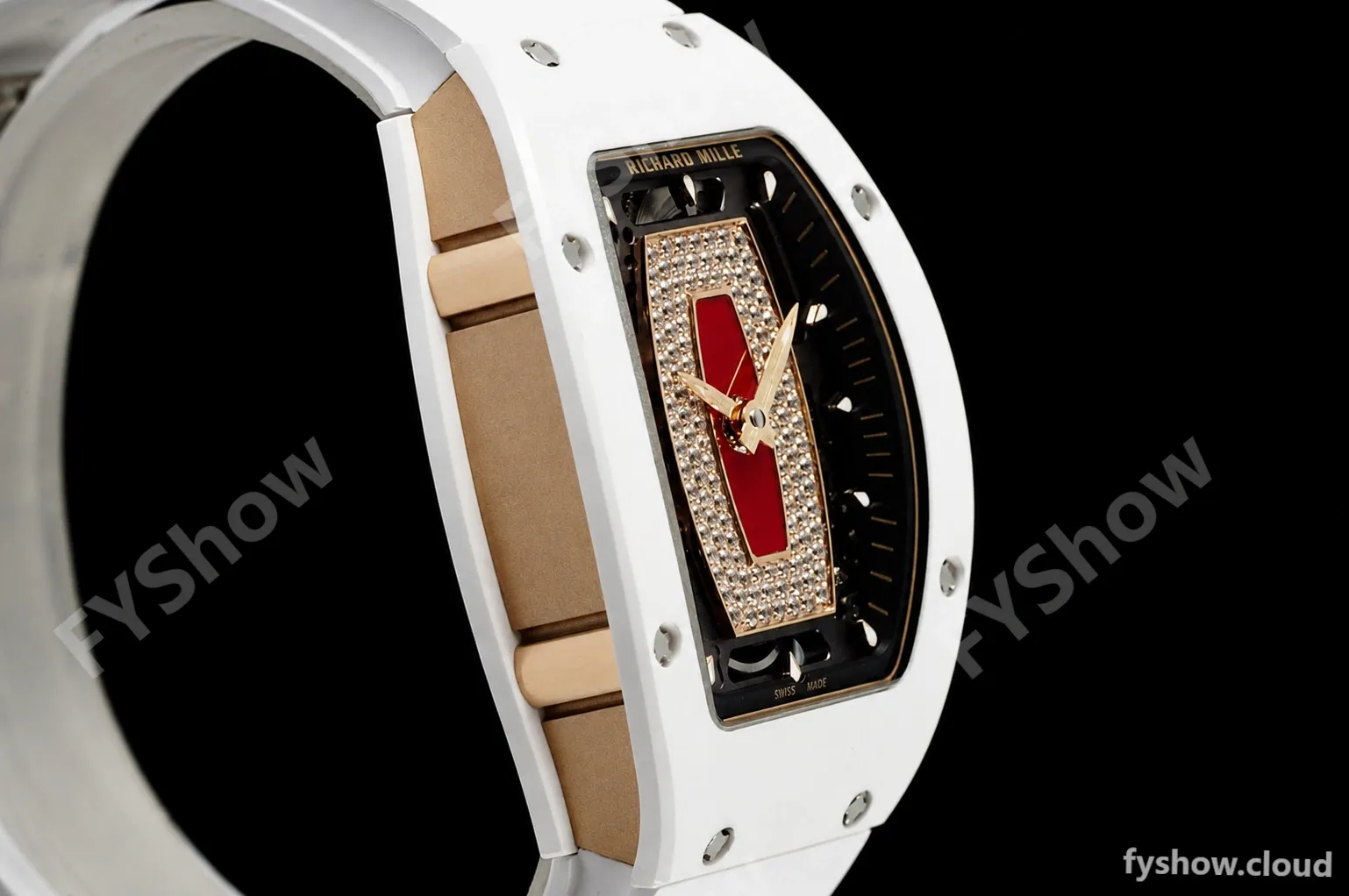 Richard Mille - RM07-01 White Ceramic CER/RU Red Onyx ZF Asian CRMA2 - Image 4