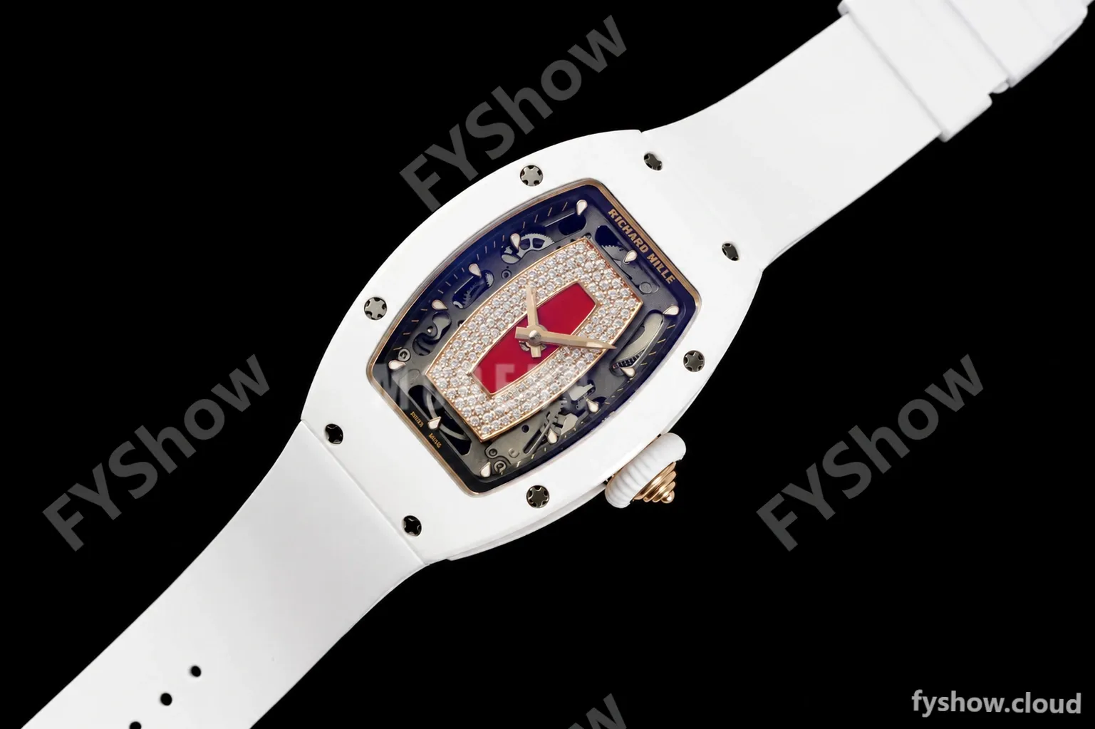 Richard Mille - RM07-01 White Ceramic CER/RU Red Onyx ZF Asian CRMA2 - Image 6
