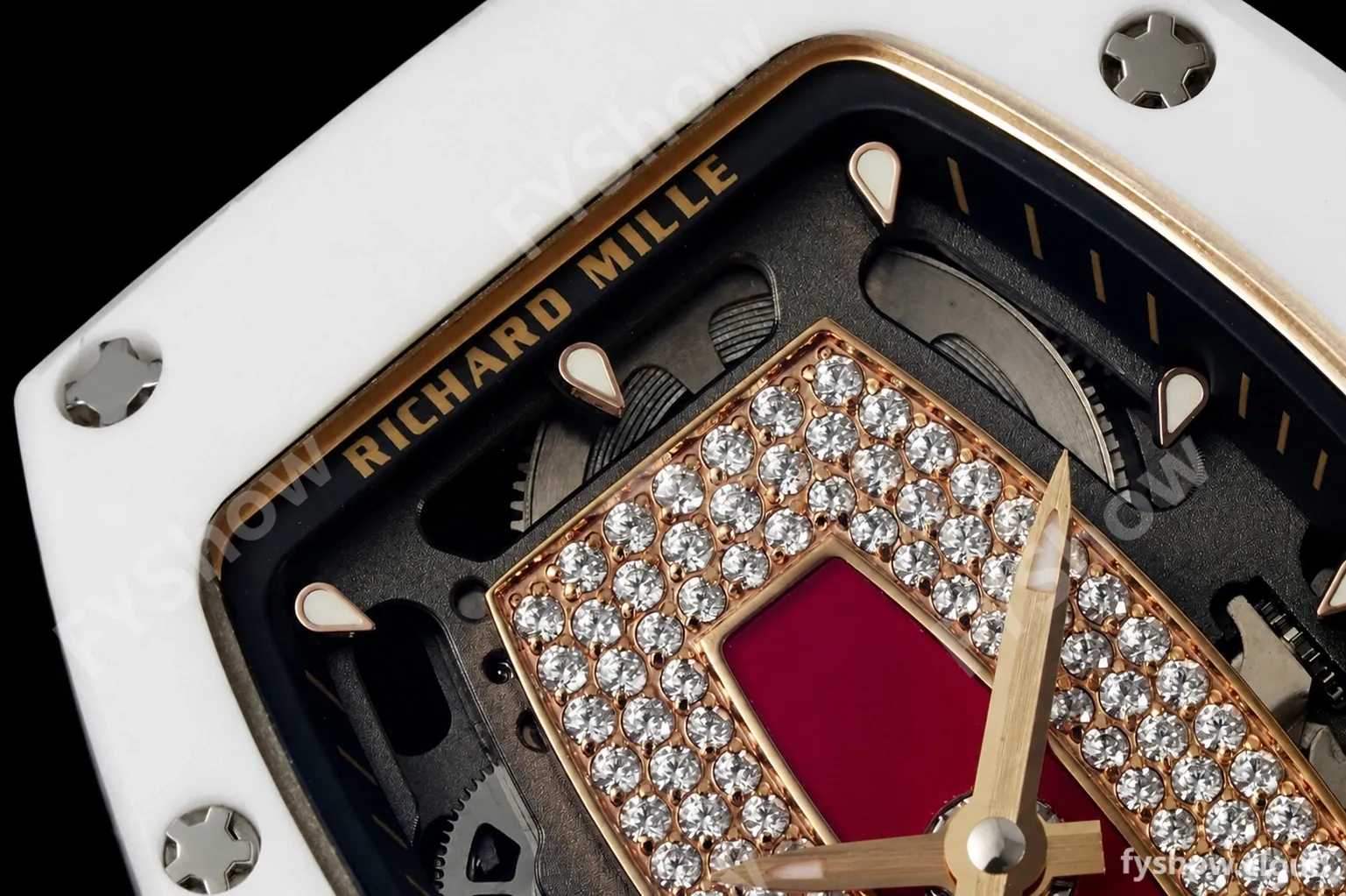 Richard Mille - RM07-01 White Ceramic CER/RU Red Onyx ZF Asian CRMA2 - Image 8