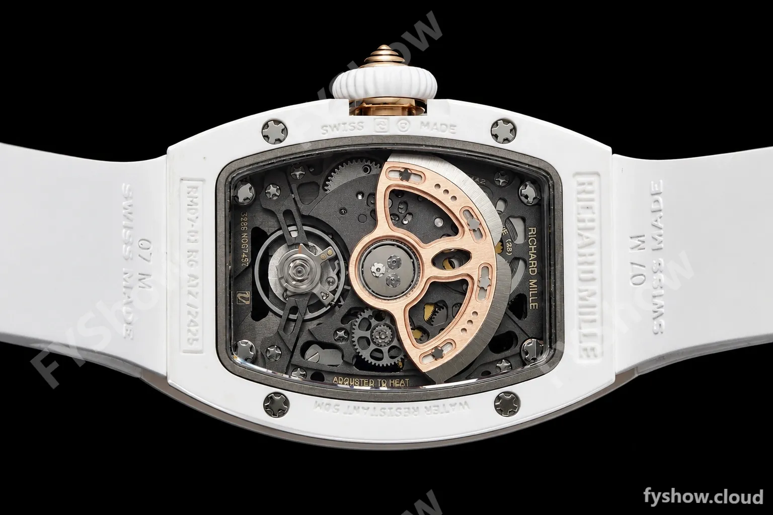 Richard Mille - RM07-01 White Ceramic CER/RU White Onyx ZF Asian CRMA2 - Image 2