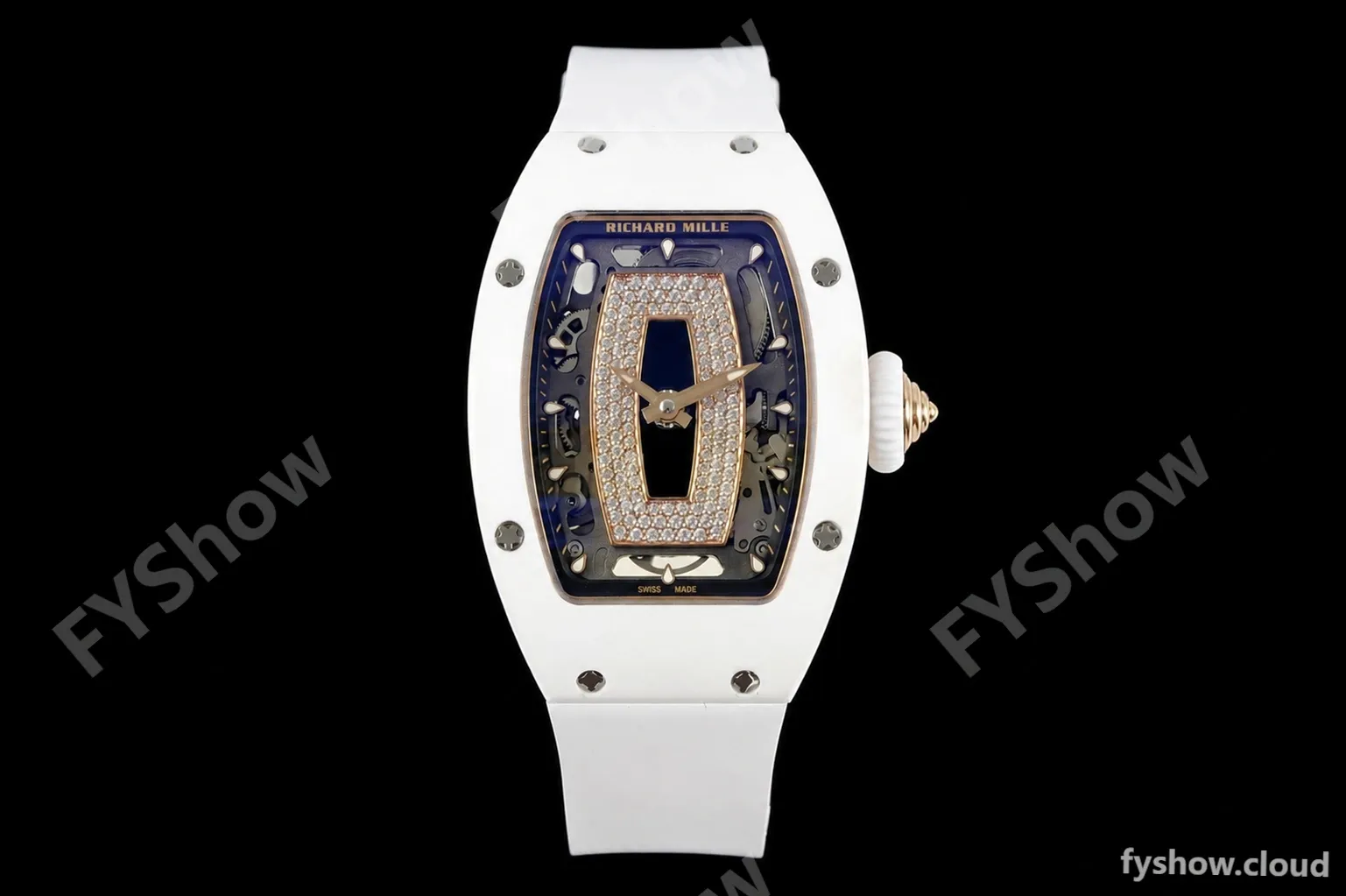 Richard Mille - RM07-01 White Ceramic CER/RU Black Onyx ZF Asian CRMA2