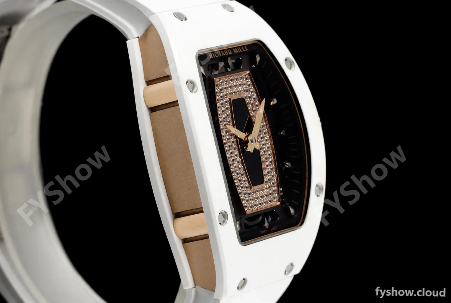 Richard Mille - RM07-01 White Ceramic CER/RU Black Onyx ZF Asian CRMA2 - Image 15