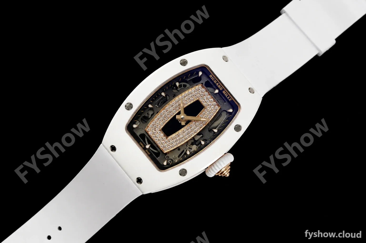 Richard Mille - RM07-01 White Ceramic CER/RU Black Onyx ZF Asian CRMA2 - Image 17