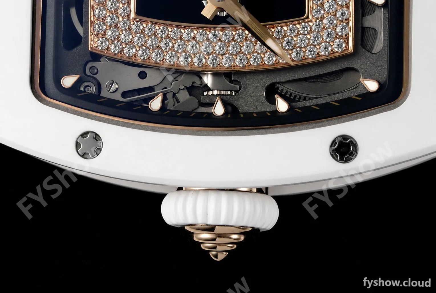 Richard Mille - RM07-01 White Ceramic CER/RU Black Onyx ZF Asian CRMA2 - Image 21