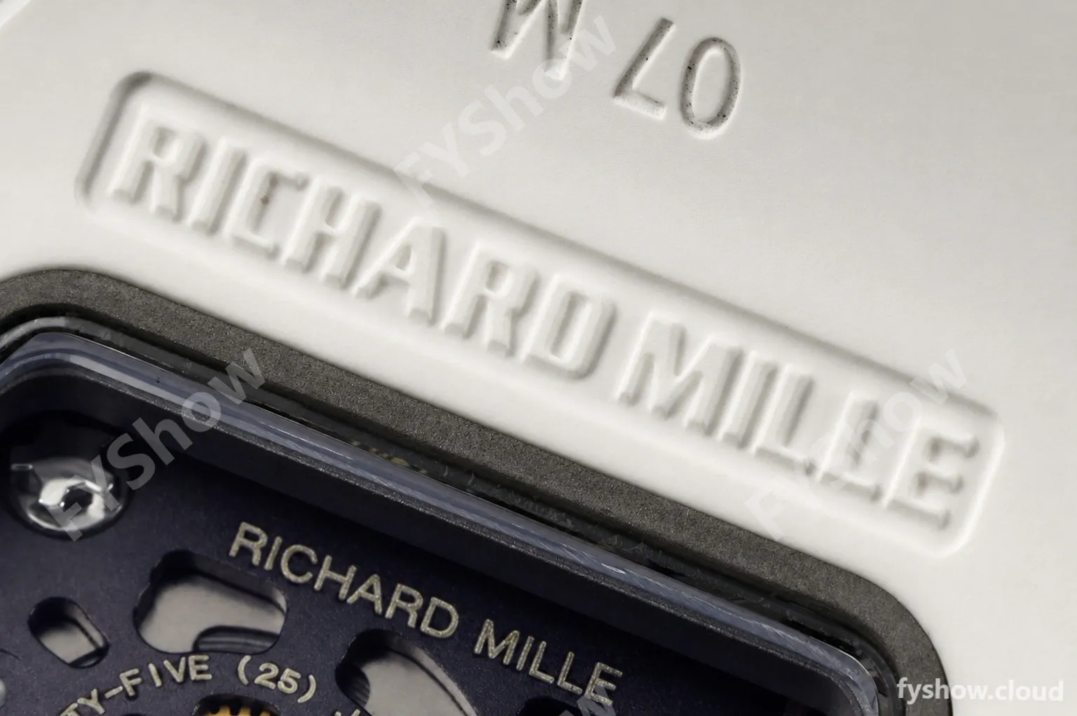 Richard Mille - RM07-01 White Ceramic CER/RU Black Onyx ZF Asian CRMA2 - Image 6