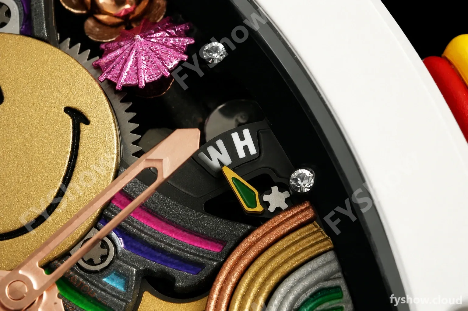 Richard Mille - RM88 Smiley White Ceramic Velcro Yellow Nylon Strap Skeleton Dial RMF Tourbillon - Image 17