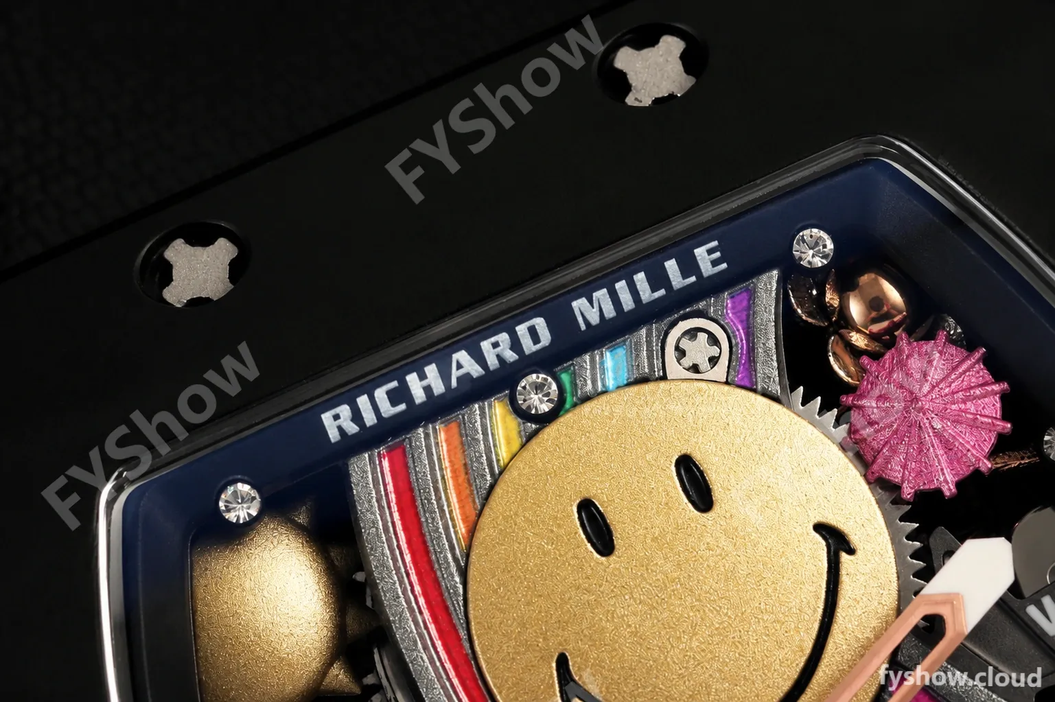 Richard Mille - RM88 Smiley Black Ceramic Velcro Black Nylon Strap Skeleton Dial RMF Tourbillon - Image 16