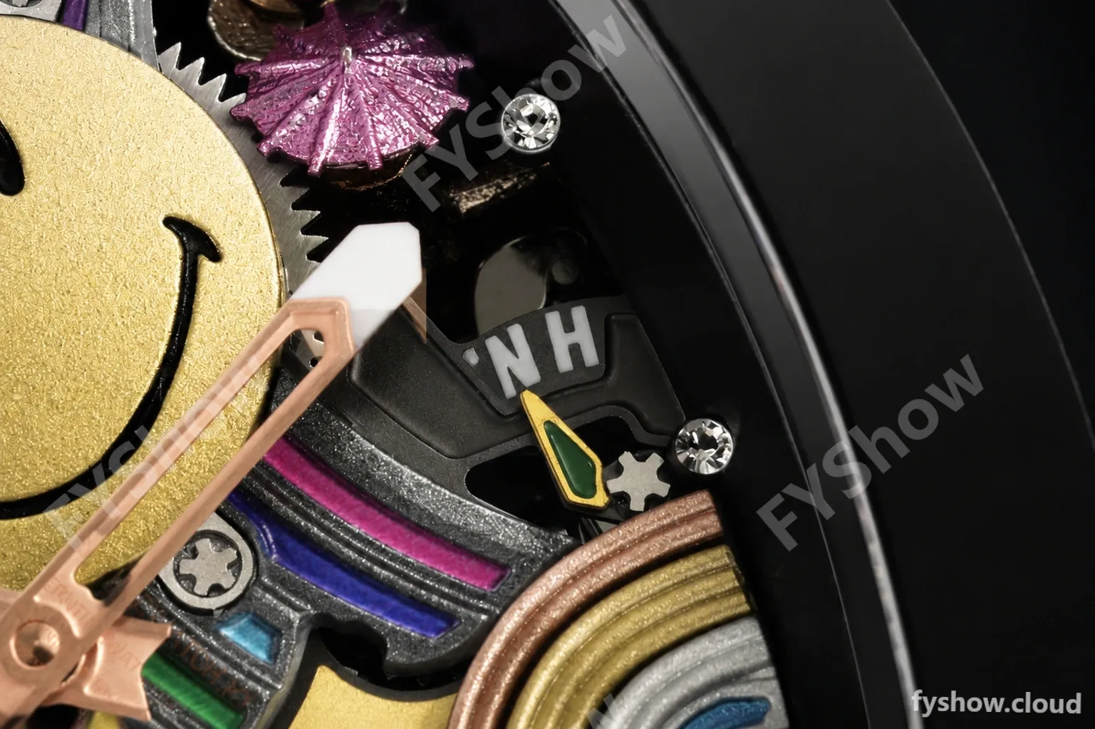 Richard Mille - RM88 Smiley Black Ceramic Velcro Black Nylon Strap Skeleton Dial RMF Tourbillon - Image 17