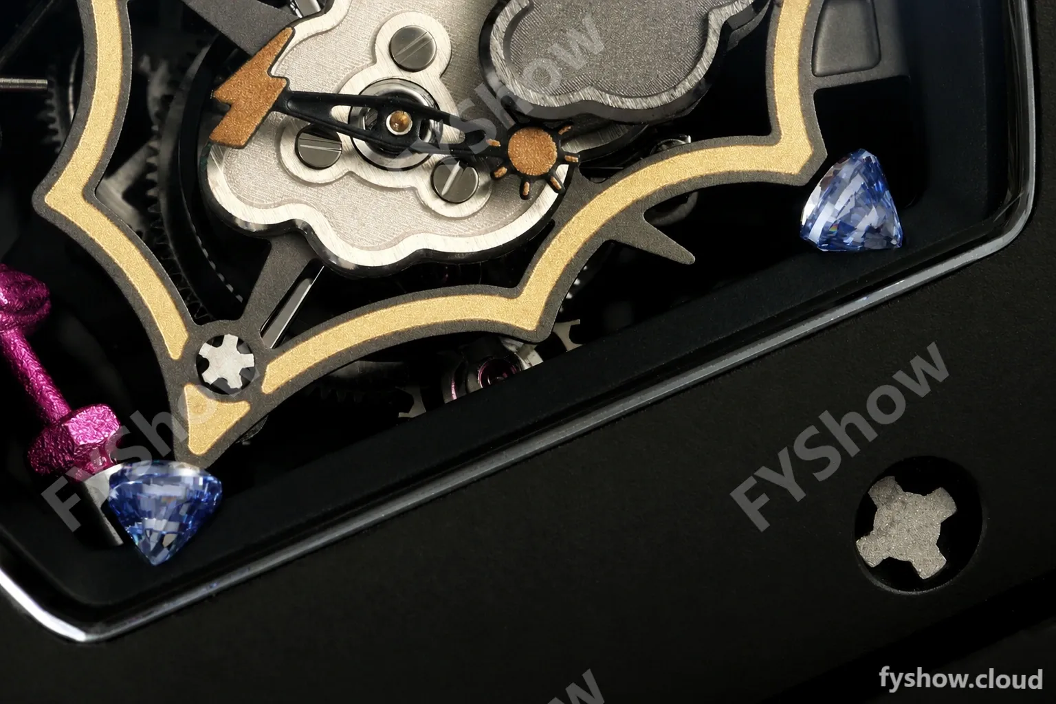 Richard Mille - RM88 Smiley Black Ceramic Velcro Black Nylon Strap Skeleton Dial RMF Tourbillon - Image 18