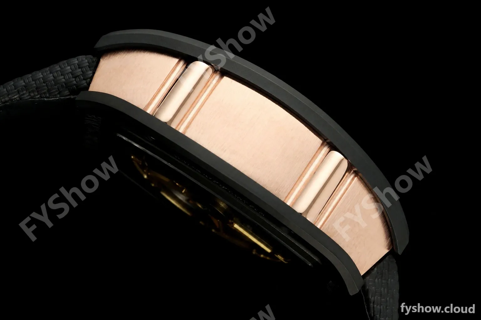 Richard Mille - RM88 Smiley Black Ceramic Velcro Black Nylon Strap Skeleton Dial RMF Tourbillon - Image 5