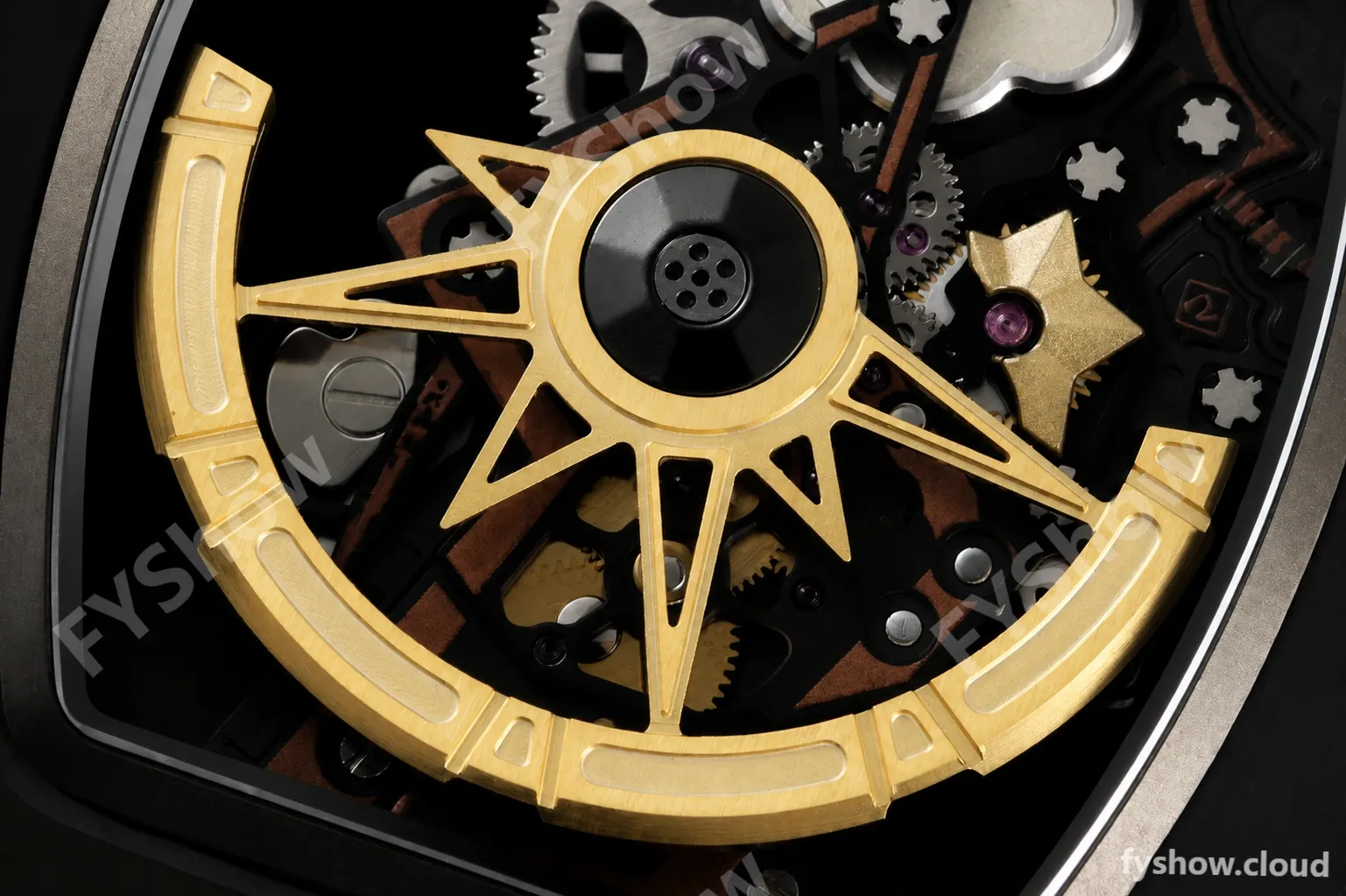 Richard Mille - RM88 Smiley Black Ceramic Velcro Black Nylon Strap Skeleton Dial RMF Tourbillon - Image 8