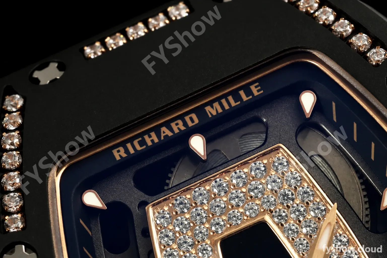 Richard Mille - RM07-01 Black Ceramic CER/DIA/RU Black Onyx ZF Asian CRMA2 - Image 18