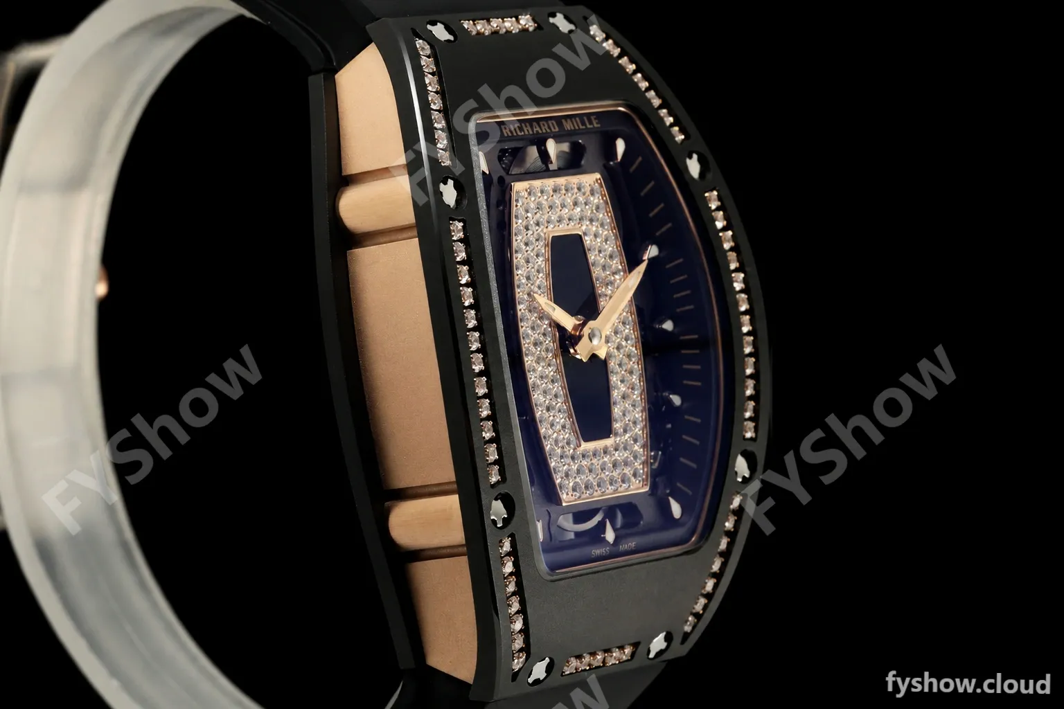 Richard Mille - RM07-01 Black Ceramic CER/DIA/RU Black Onyx ZF Asian CRMA2 - Image 2