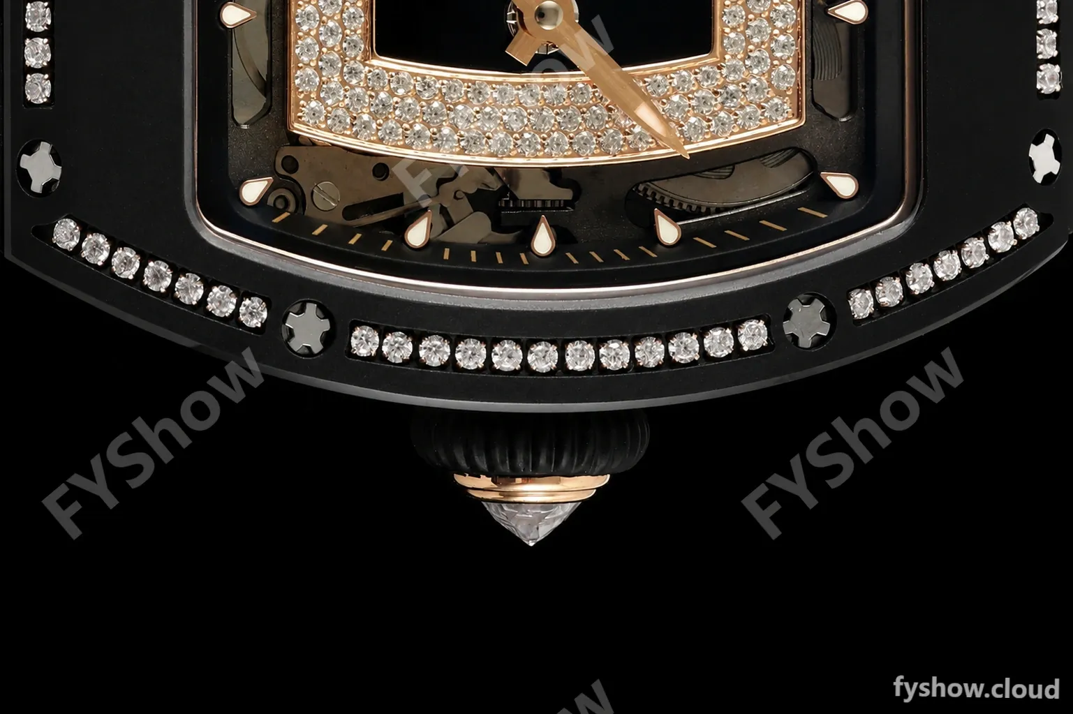 Richard Mille - RM07-01 Black Ceramic CER/DIA/RU Black Onyx ZF Asian CRMA2 - Image 21
