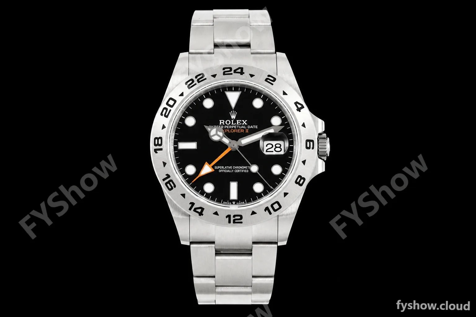 Rolex - Explorer II 226570 42mm SS/SS 904L CHS Black Dial QF SH3285