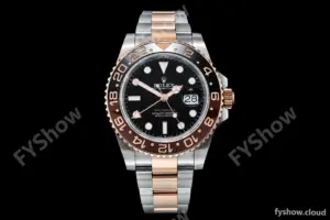 Rolex - GMT II 126711CHNR 904L RG/SS Blk GMF V6 SH3285 CHS