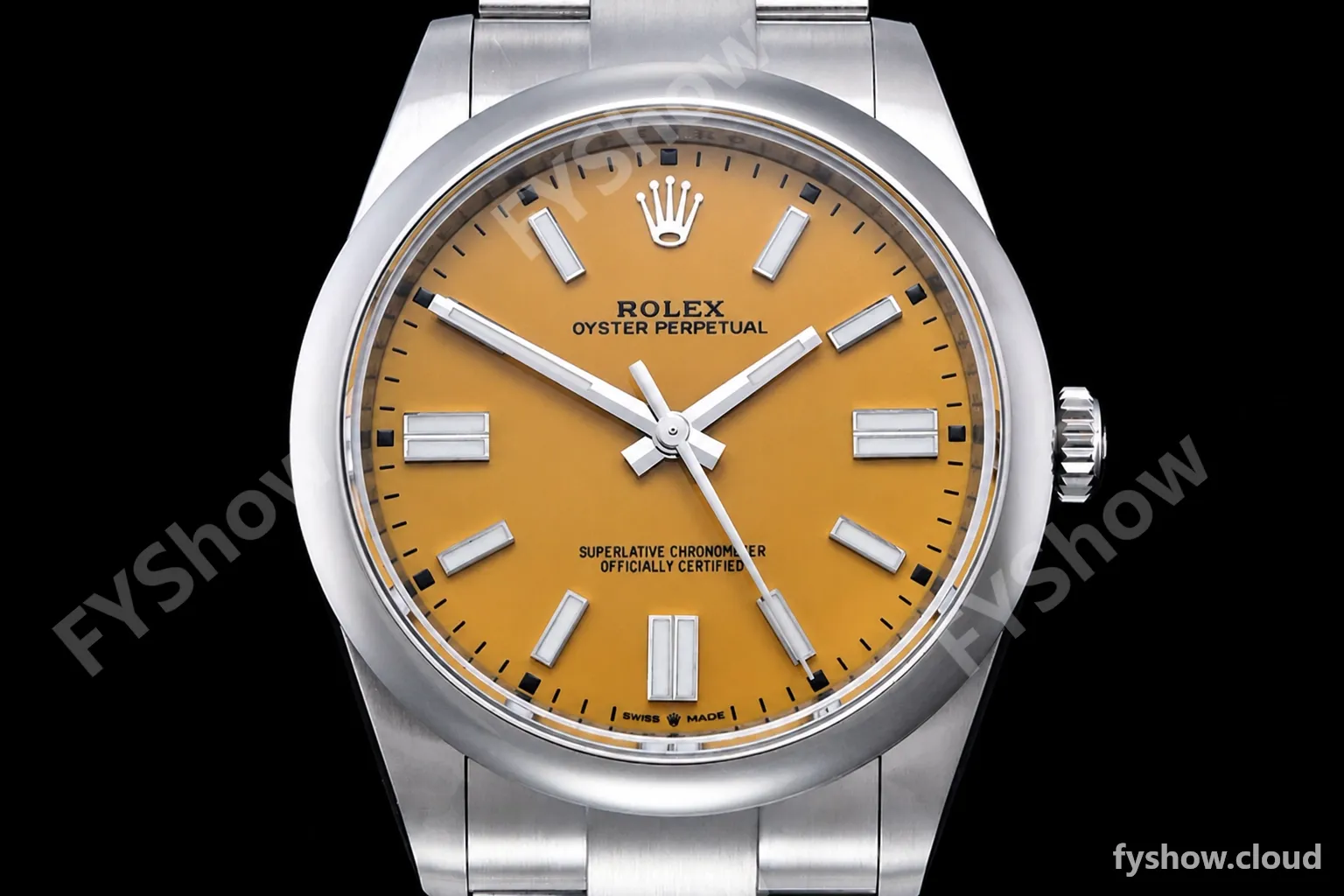 Rolex - Oyster Pert 41mm 124300 Oys SS/SS Yelw VSF VS3235 - Image 2