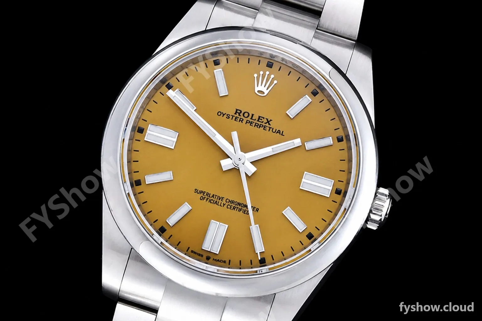 Rolex - Oyster Pert 41mm 124300 Oys SS/SS Yelw VSF VS3235 - Image 4
