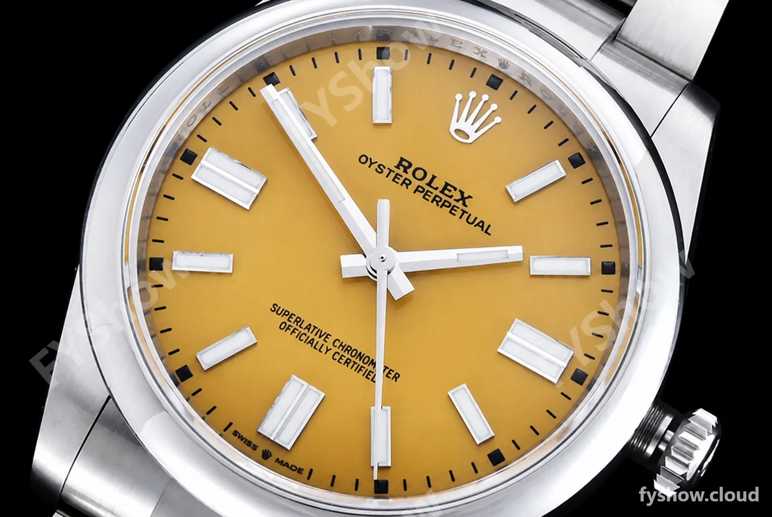 Rolex - Oyster Pert 41mm 124300 Oys SS/SS Yelw VSF VS3235 - Image 5