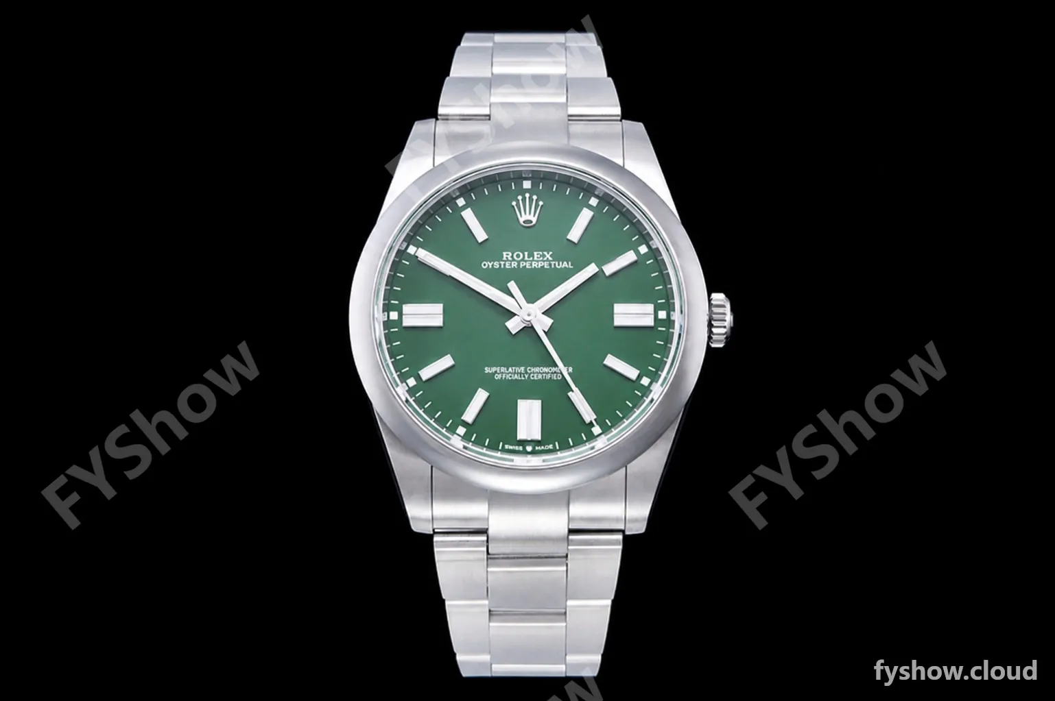 Rolex - Oyster Pert 41mm 124300 Oys SS/SS Green VSF VS3235