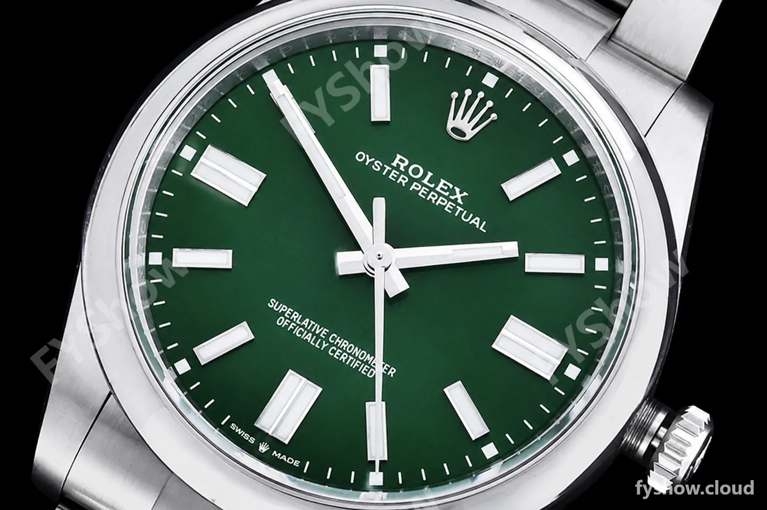 Rolex - Oyster Pert 41mm 124300 Oys SS/SS Green VSF VS3235 - Image 5