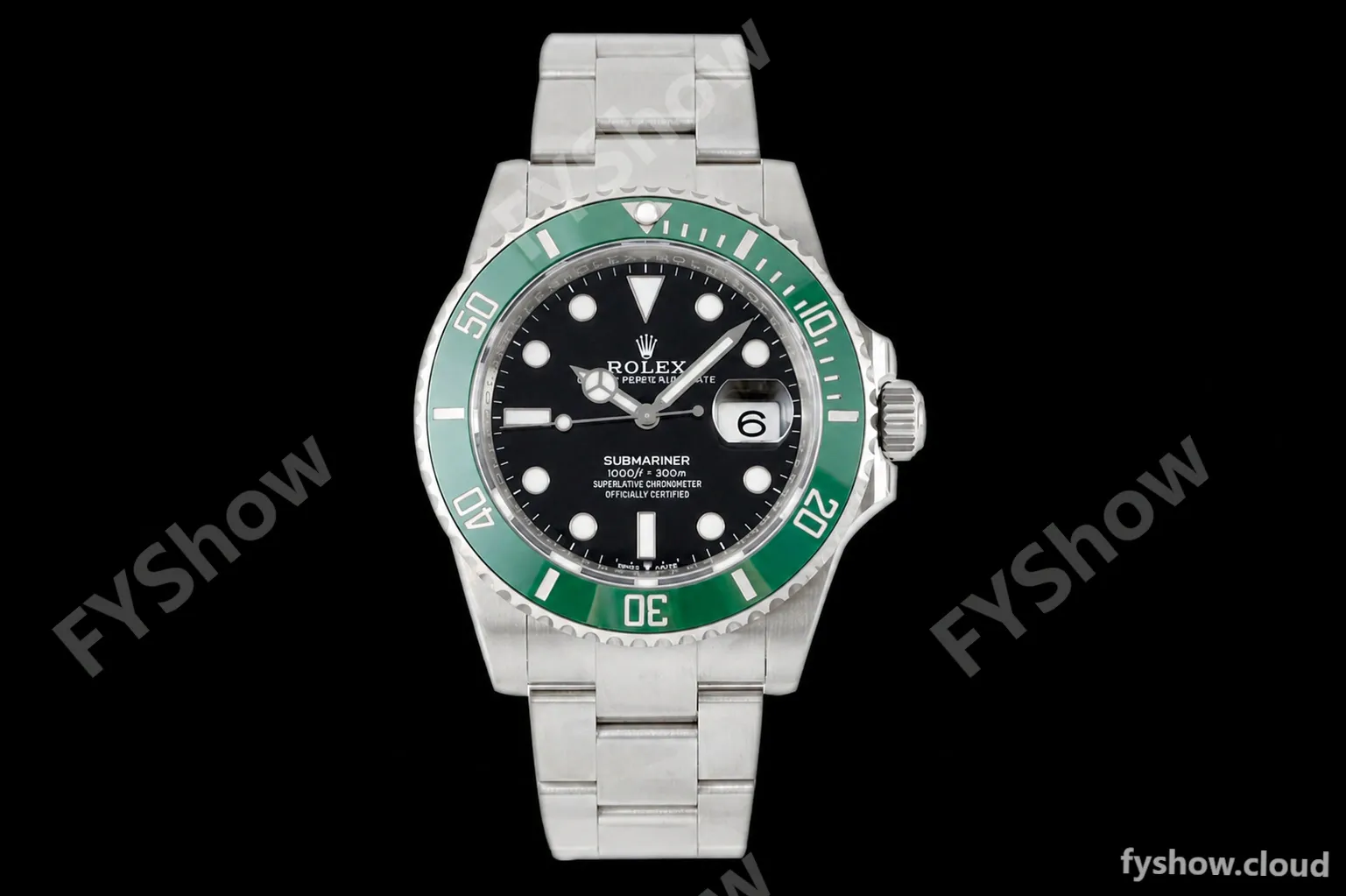Rolex - Submariner 41mm 126610LV Kermit 904L SS/SS Black ZF VR3235