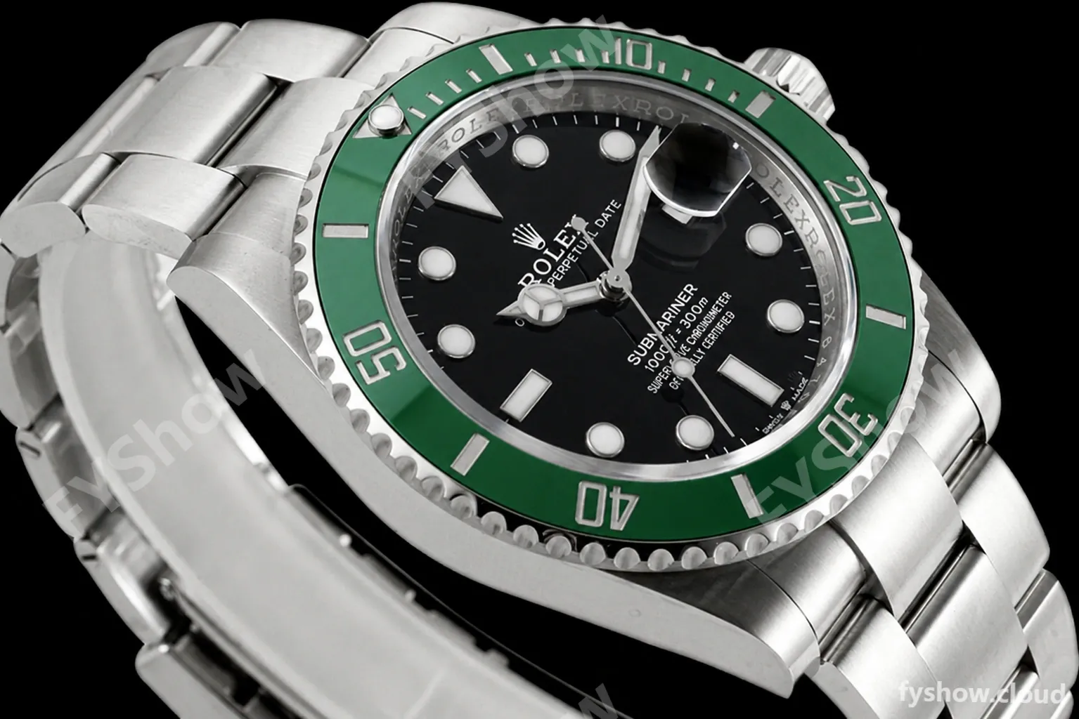Rolex - Submariner 41mm 126610LV Kermit 904L SS/SS Black ZF VR3235 - Image 6