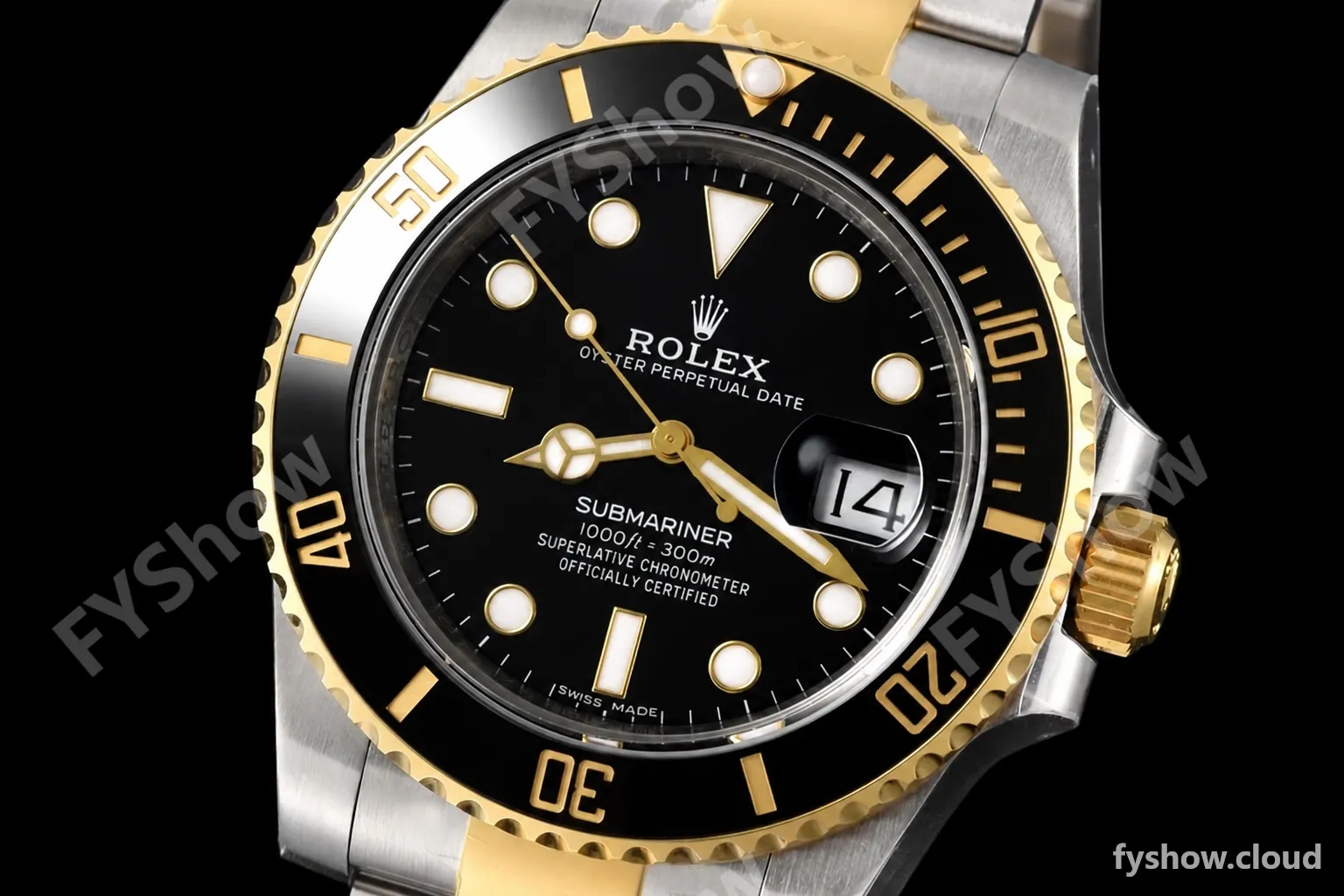 Rolex - Submariner 40mm 116613LN 904L YG/SS Black VSF VS3135 - Image 3