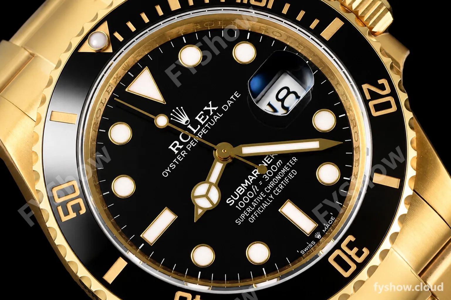 Rolex - Submariner 41mm 126618LN 904L YG/YG Black VSF VS3235 - Image 5