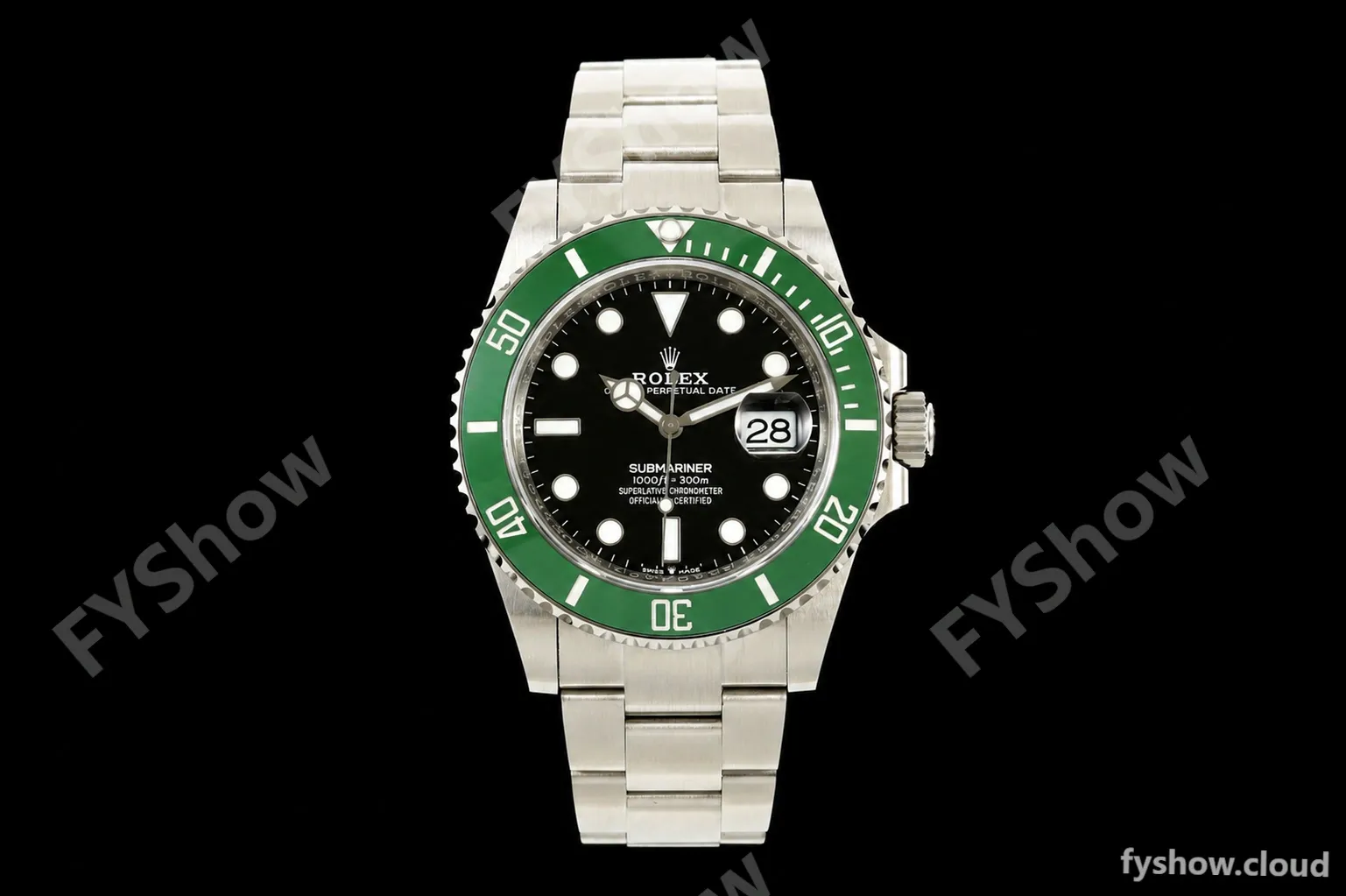 Rolex - Submariner 126610LV Kermit 904L 41mm SS/SS Black QF DD3235 Free Sprung - Image 3