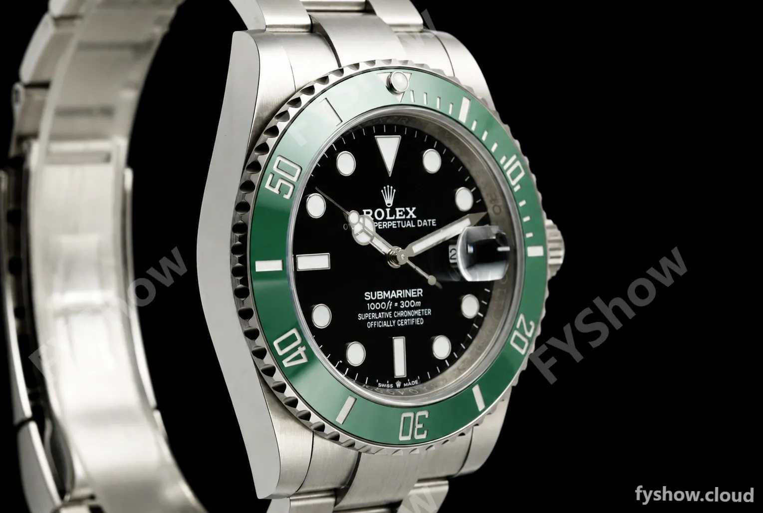 Rolex - Submariner 126610LV Kermit 904L 41mm SS/SS Black QF DD3235 Free Sprung - Image 4