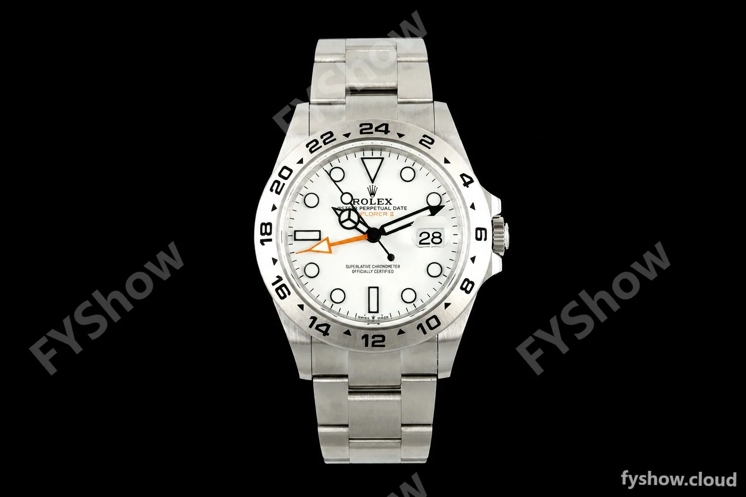 Rolex - Explorer II 226570 42mm SS/SS 904L CHS White Dial QF SH3285