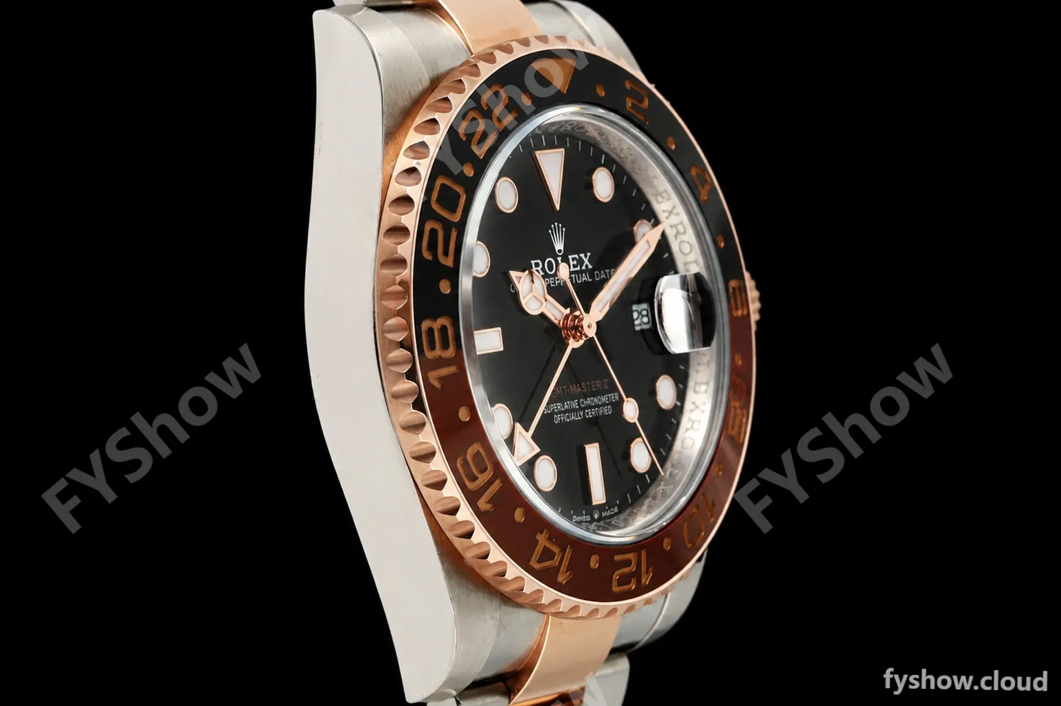 Rolex - GMT II 126711CHNR Rootbeer Oys 40mm Gain Weight 904L RG/SS Black ARF V3 VR3285 CHS - Image 2
