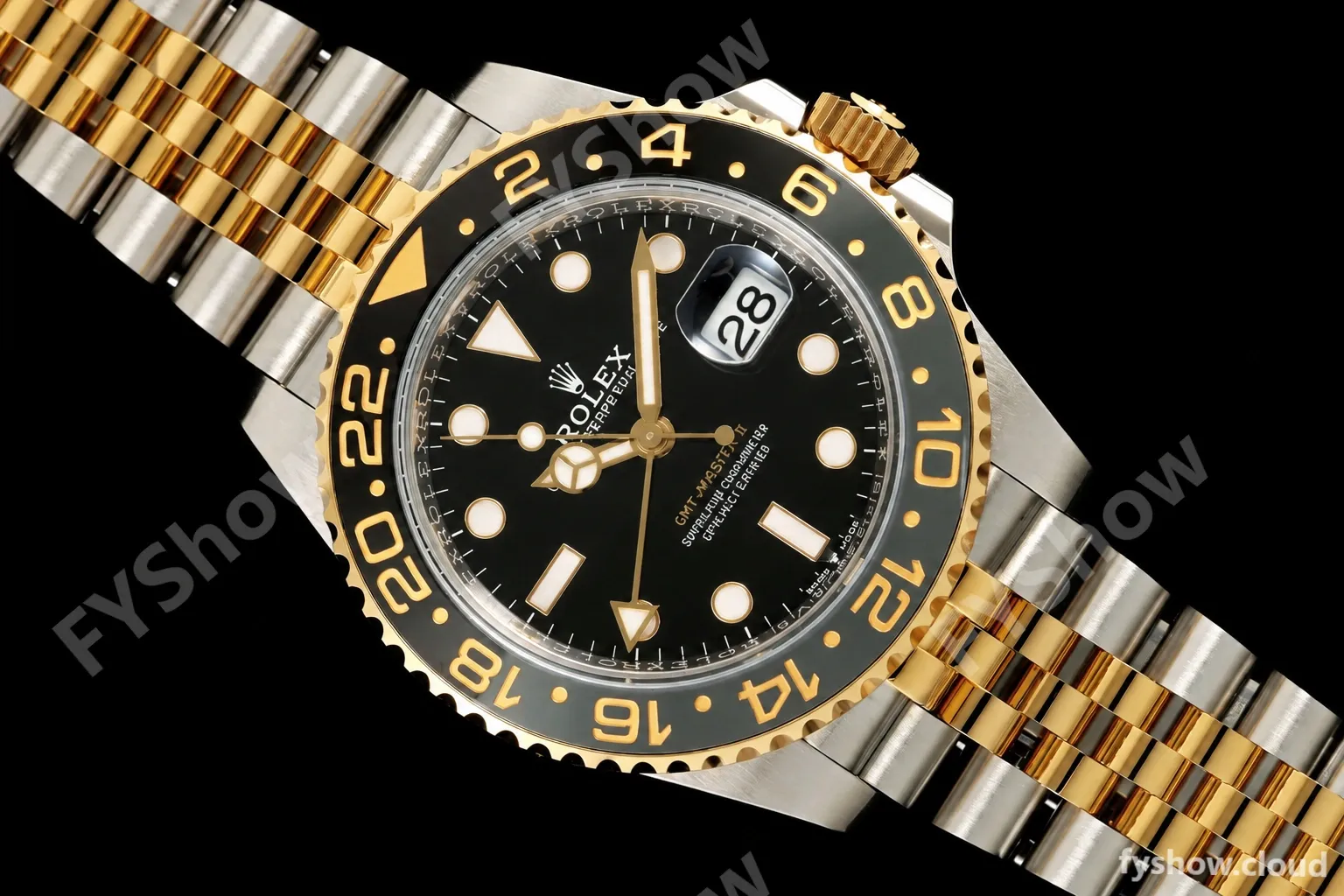 Rolex - GMT II 126713GRNR Bumblebee Jub 40mm Gain Weight 904L YG/SS Black ARF V3 VR3285 CHS - Image 25